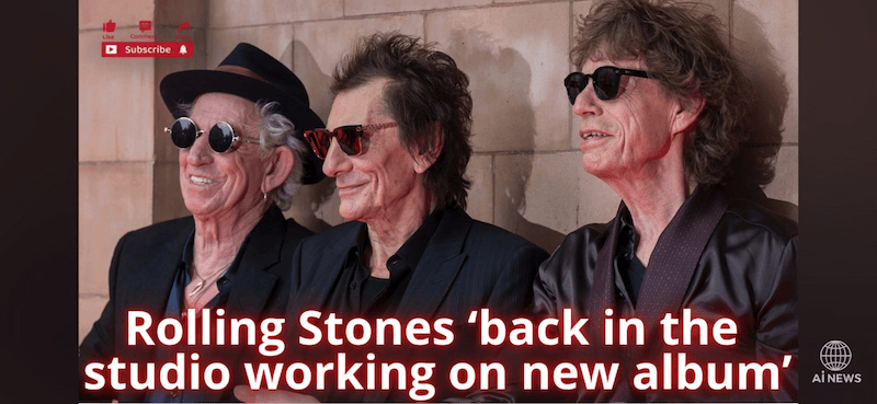 Rolling Stones ‘back in the studio working on new album’│News podcasts